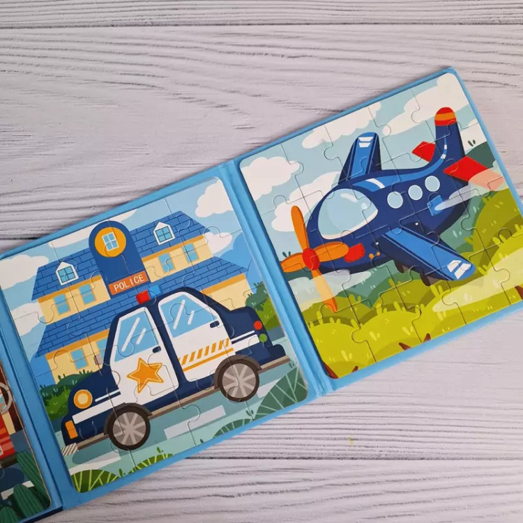 پازل سه ورقی.پازل کتابی.پازل مگنتی