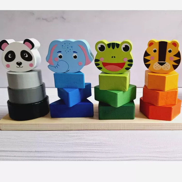 پایه اشکال چوبی