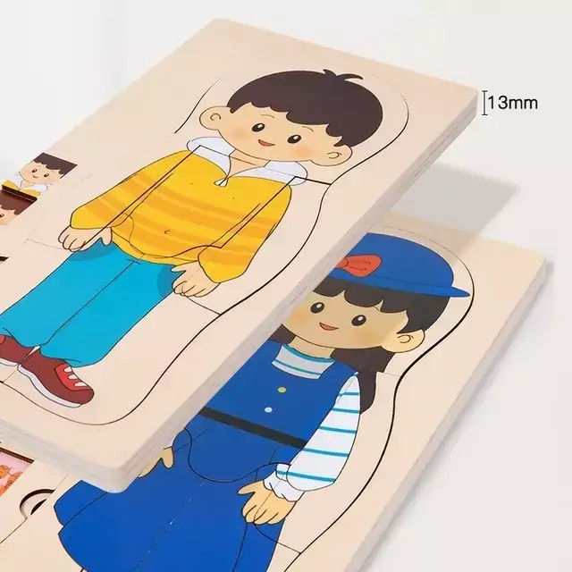 جورچین چوبی آناتومی بدن