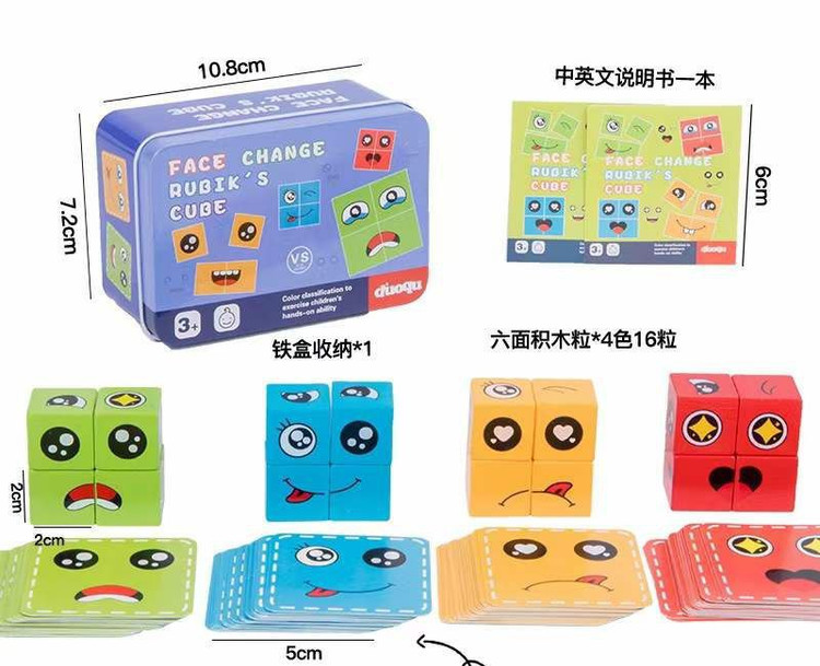مکعب تغییر چهره ،آموزش احساسات - تصویر 2