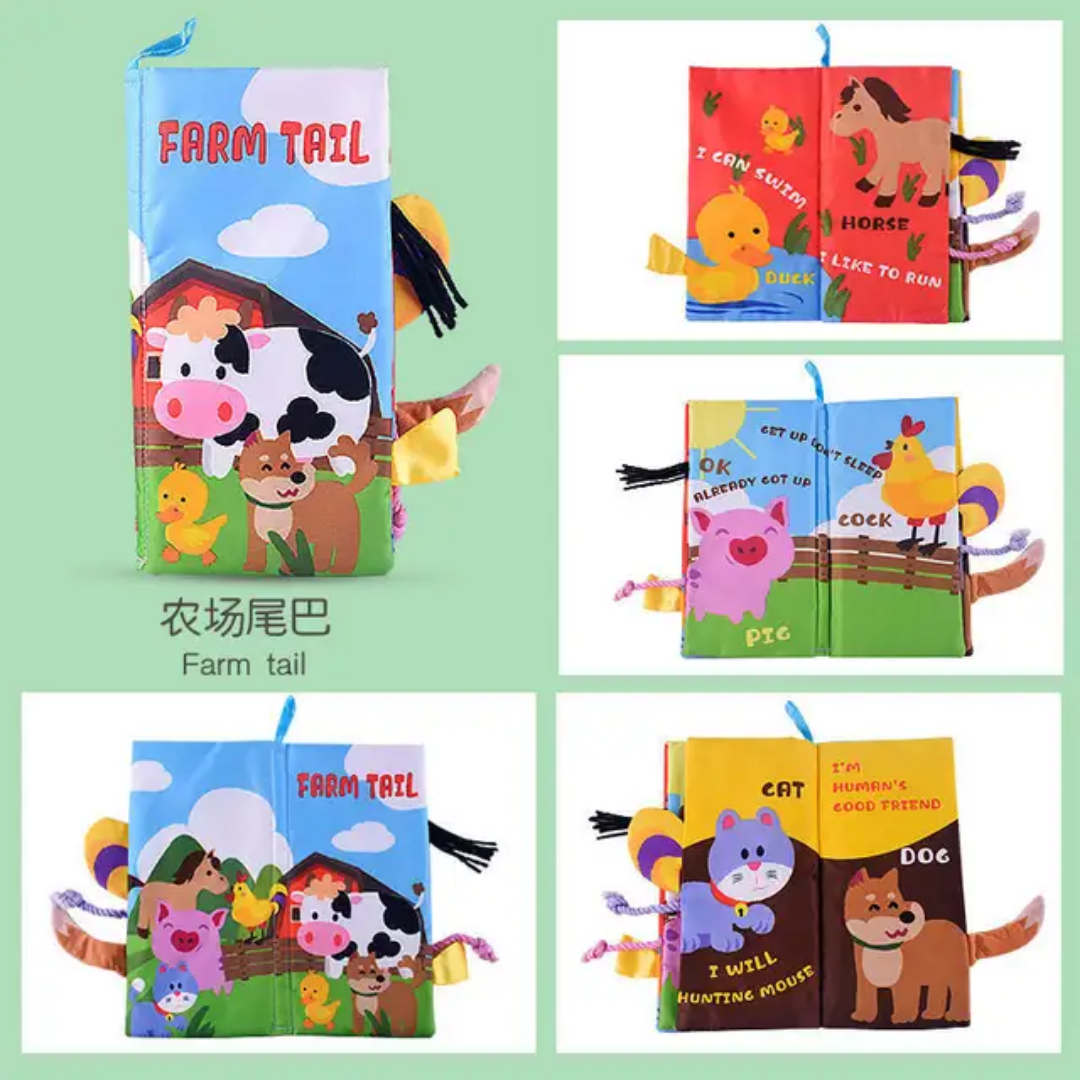 کتاب پارچه ای دم دار