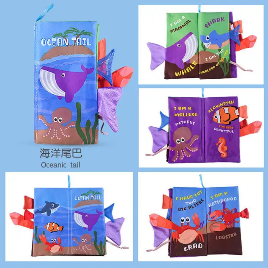 کتاب پارچه ای دم دار